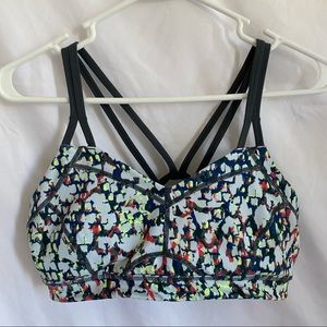 Zella Strappy Sports Bra Multi M